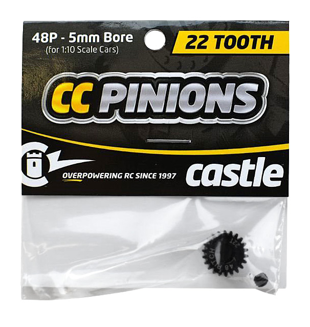Castle Ritzel Stahl 22 Zähne 48P - 5mm 010-0065-41