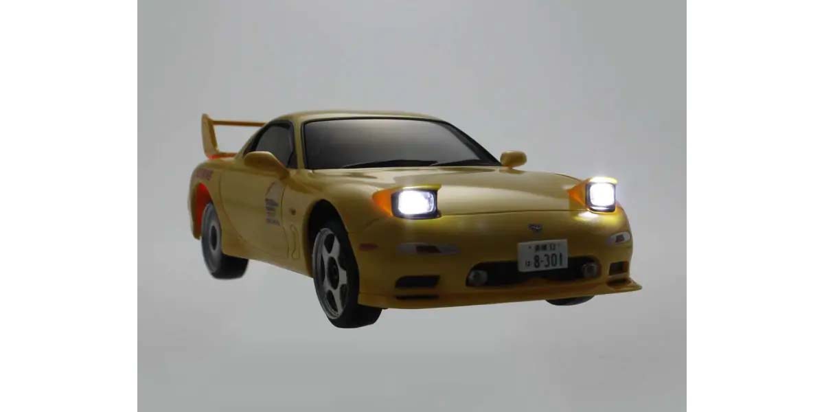 Kyosho First Mini-Z 1:28 Initial-D Mazda RX-7 FD3S Yellow 66603A