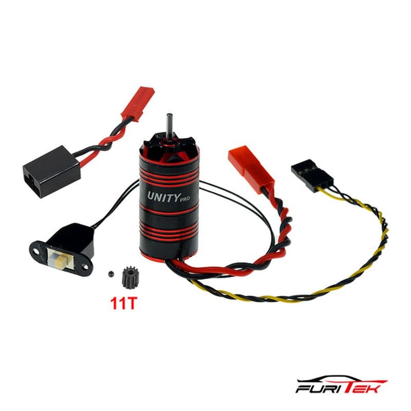FURITEK Unity PRO 3500KV 2in1 Micro FOC Brushless System für TRX4-M FUR-2575