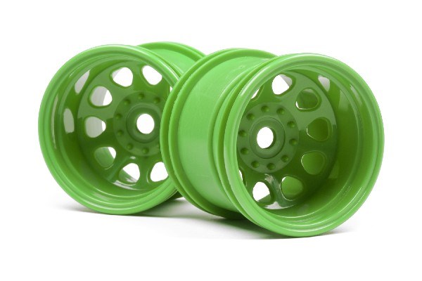 HPI Classic King Wheel Green (2.2In/2Pcs) 120039