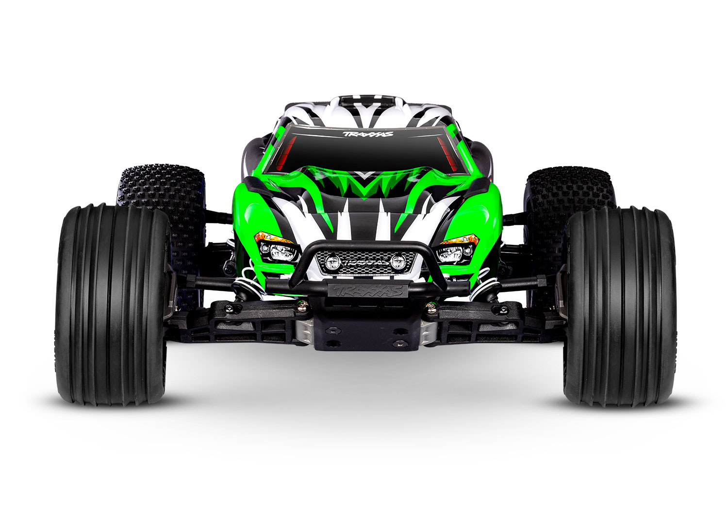 Traxxas Rustler 1/10 2WD Stadium-Truck GrünX RTR HD/Clipless mit Akku & USB-Lader 37254-8 - Abbildung 2