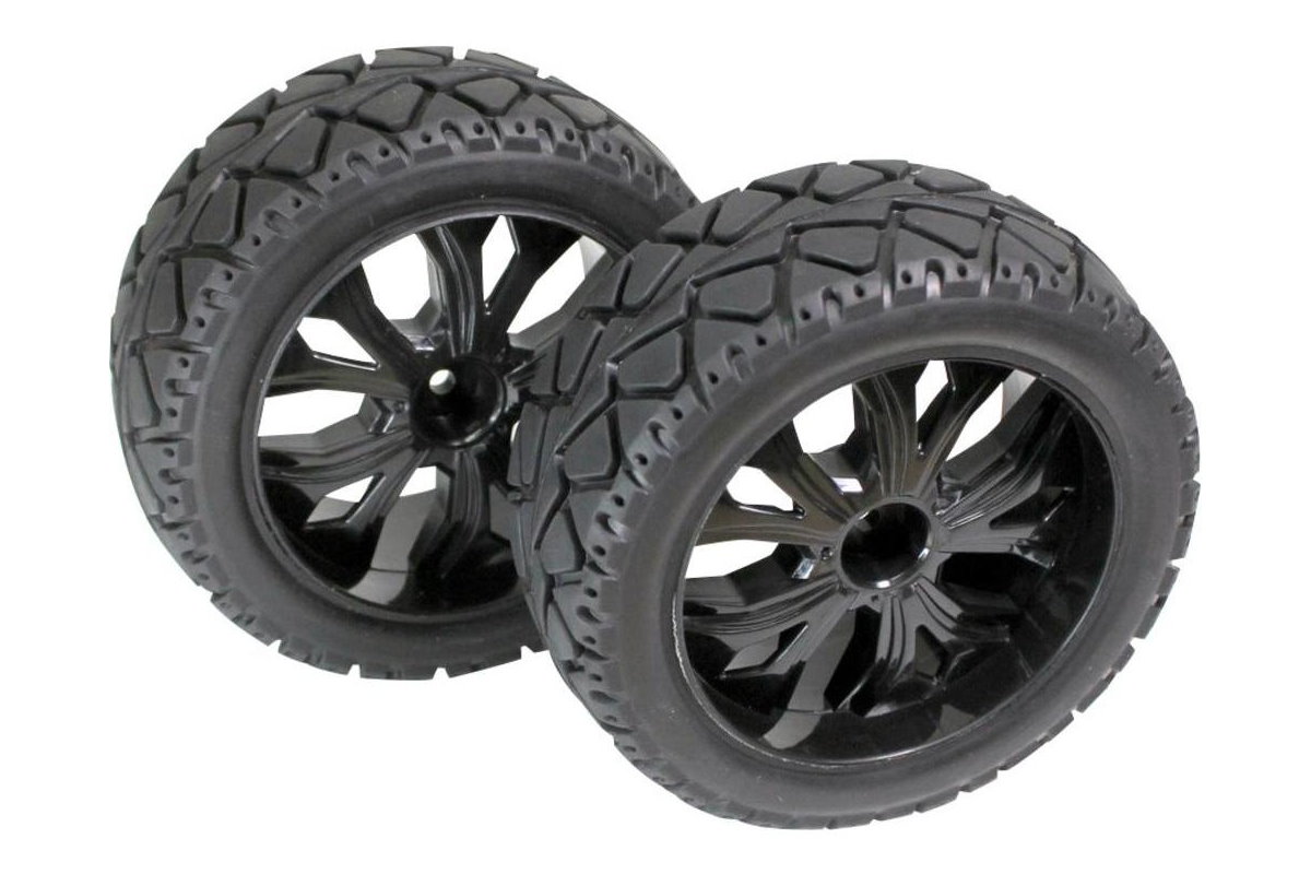 Absima Räderset Buggy "Onroad" schwarz vorne 1:10 (2 St.) 2500013 - Abbildung 1