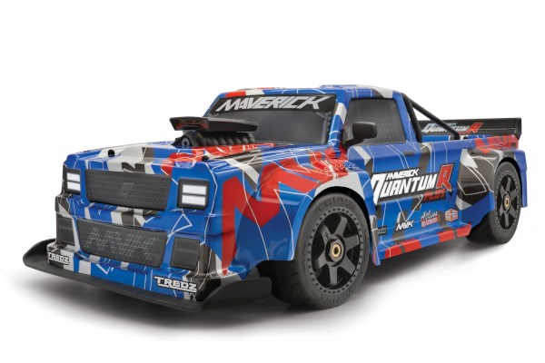 MAVERICK QuantumR Race Truck Karosserie (Blau/Rot) 150318