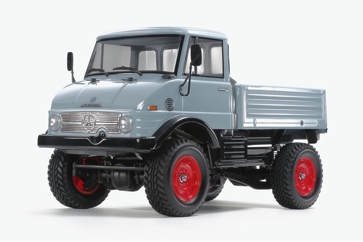 Tamiya 47464 1:10 RC MB Unimog 406 U900 (CC-02) Kit lackierte Karo 300047465