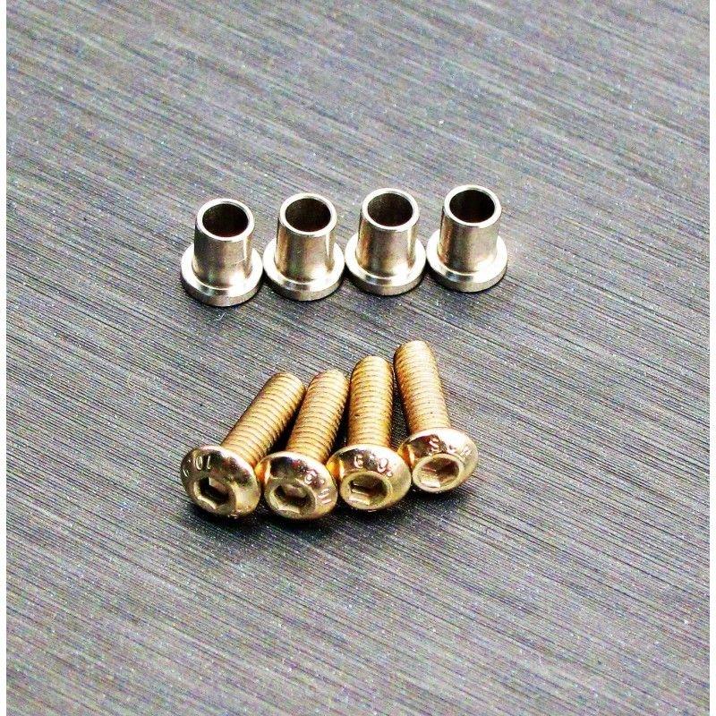 SAMIX Edelstahl Stahl Hülsen Set für Element RC Enduro END-6067
