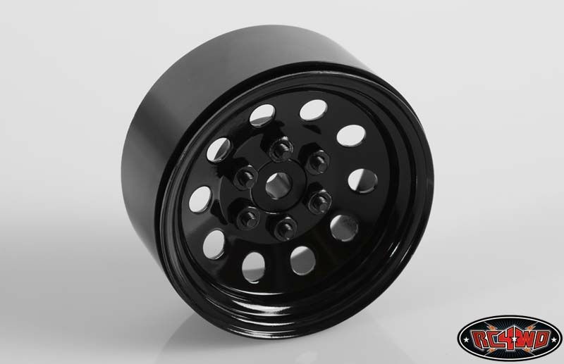 RC4WD Pro10 1.9 Steel Stamped Beadlock Wheel (Black) Z-W0074