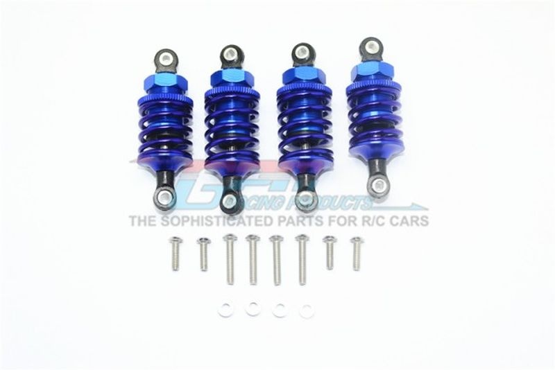 GPM Aluminium Stoßdämpfer blau v/h (4) 53/50mm TRX 4-Tec 2.0 GT5053FRBPBEBK