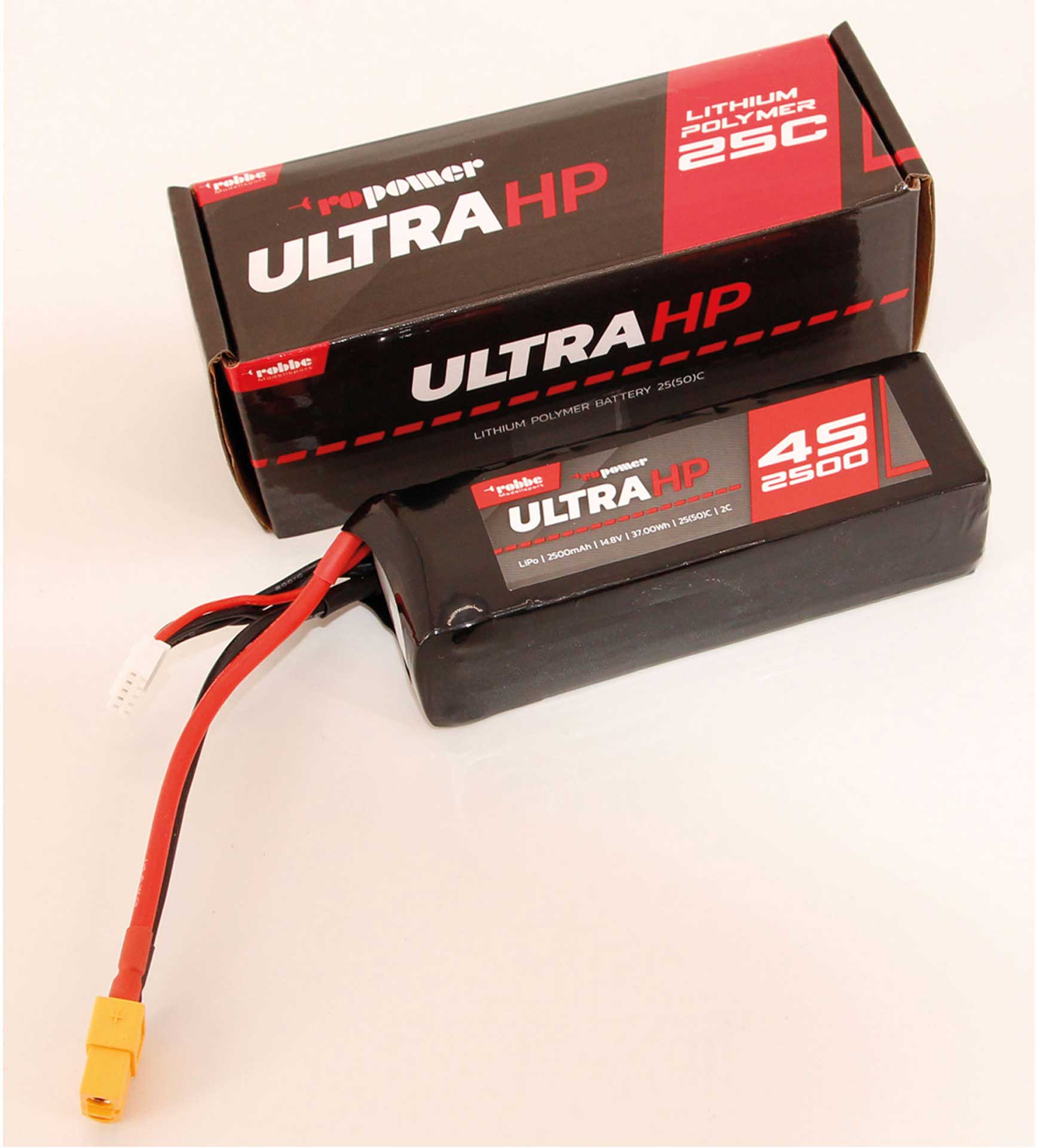 Robbe RO-POWER ULTRA HP 2500MAH 14,8 VOLT 4S 25(50)C LIPO AKKU 7340