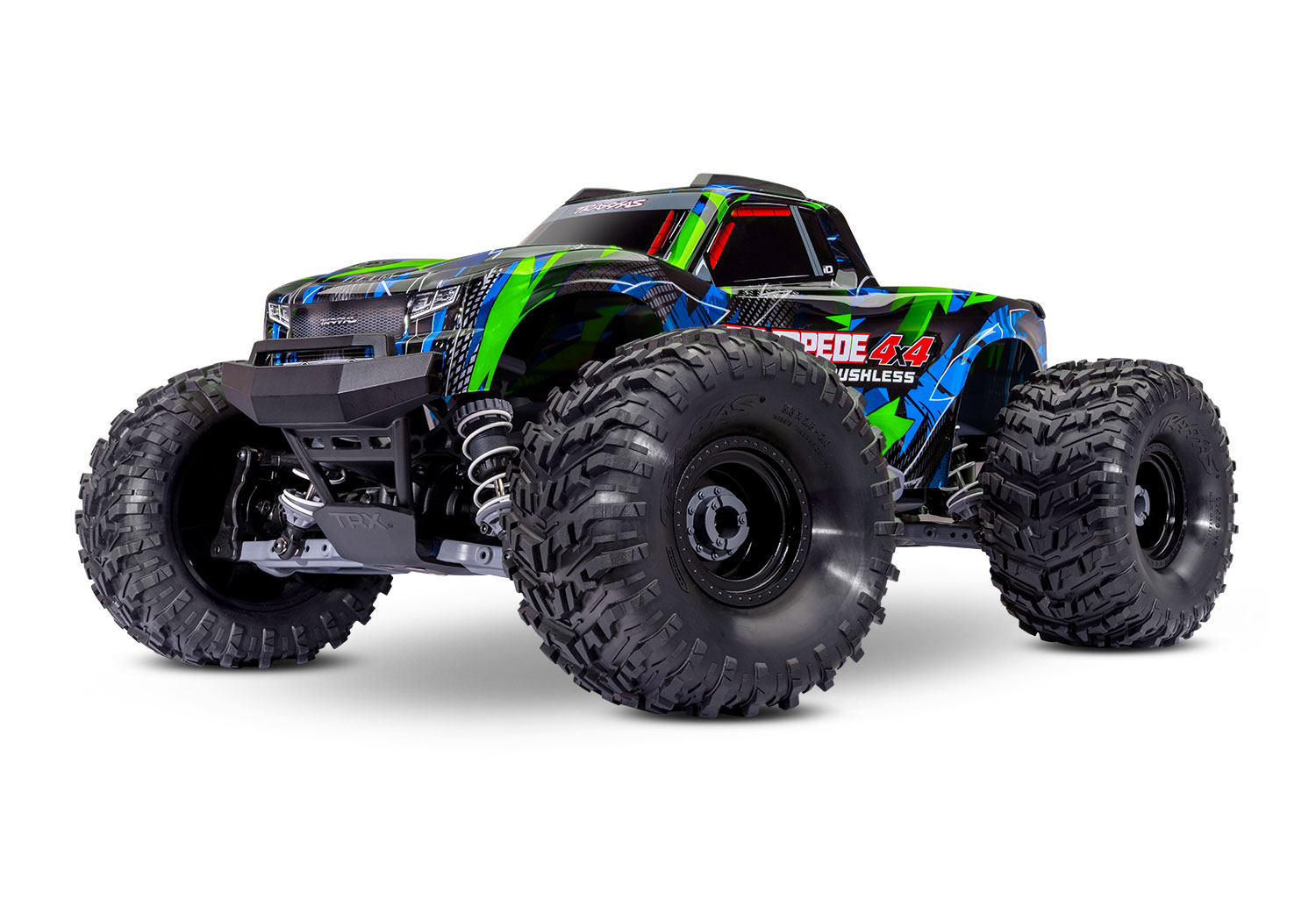 Traxxas Stampede 4x4 VX3 Brushless Monstertruck Grün 1:10 RTR 67454-4 - Abbildung 1