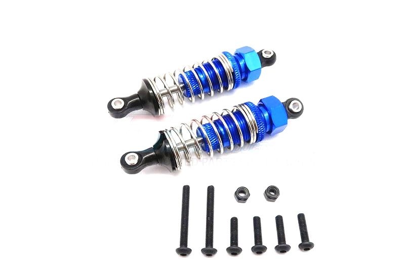 GPM Alu Dämpfer 70mm vorn blau Tamiya TT02B
