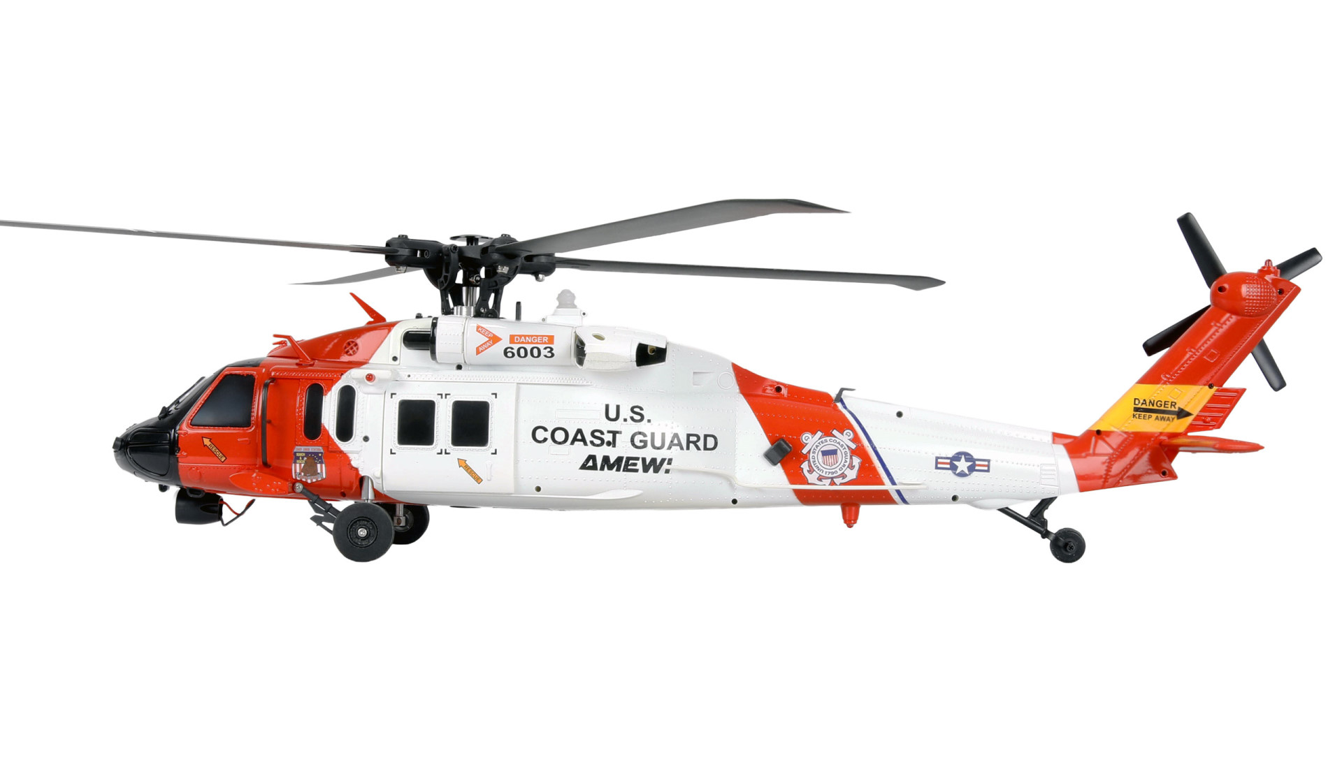 Amewi UH60 Black Hawk Coastguard Helikopter 6G/3D RTF 25366 - Abbildung 2