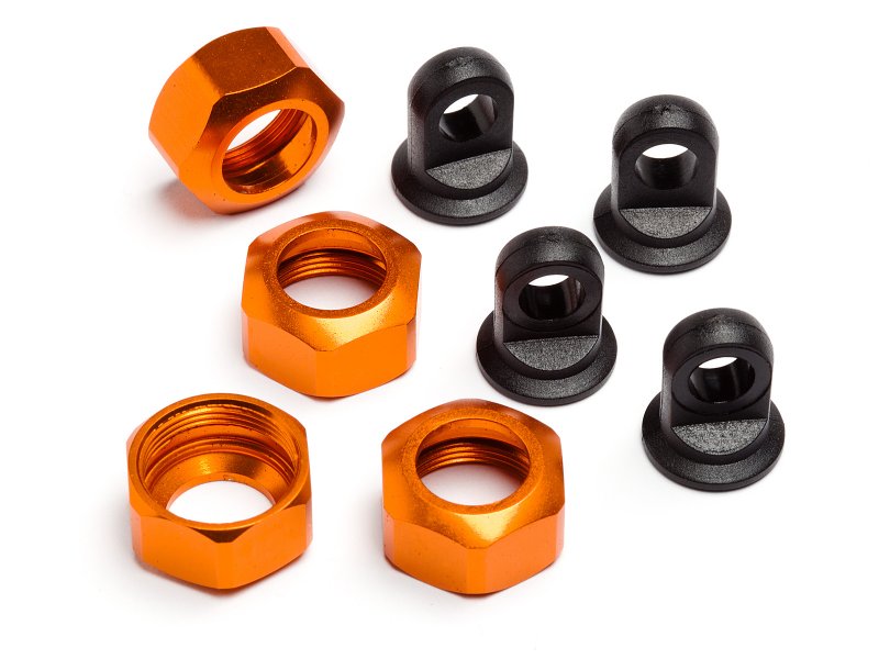 HPI Dämpferkappe (Orange/4St/Trophy) 101752