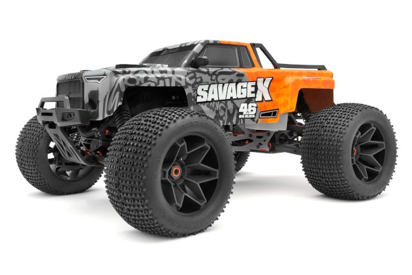 HPI GT-6 Sportcab Painted Truck Karosserie (Grey/Orange) 160104