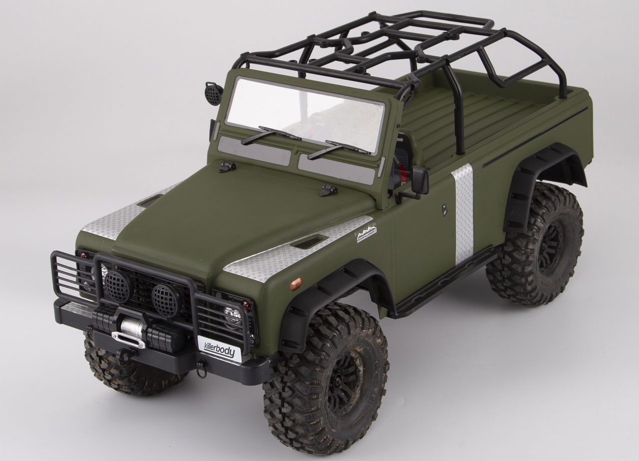 Killerbody Marauder II Karosserie Military Grün für TRX-4 KB48730