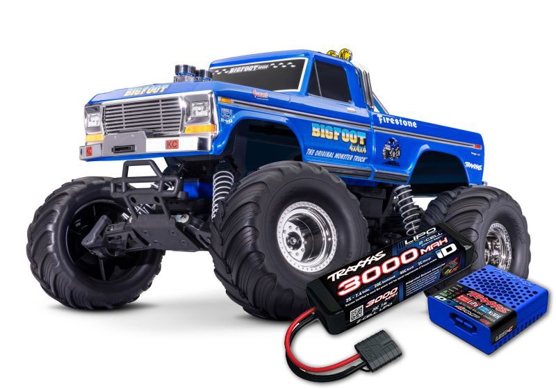 Traxxas BIGFOOT Original No.1 HD BL-2S 1/10 2WD BL Monster-Truck RTR m.Akku & Lader 36334-4