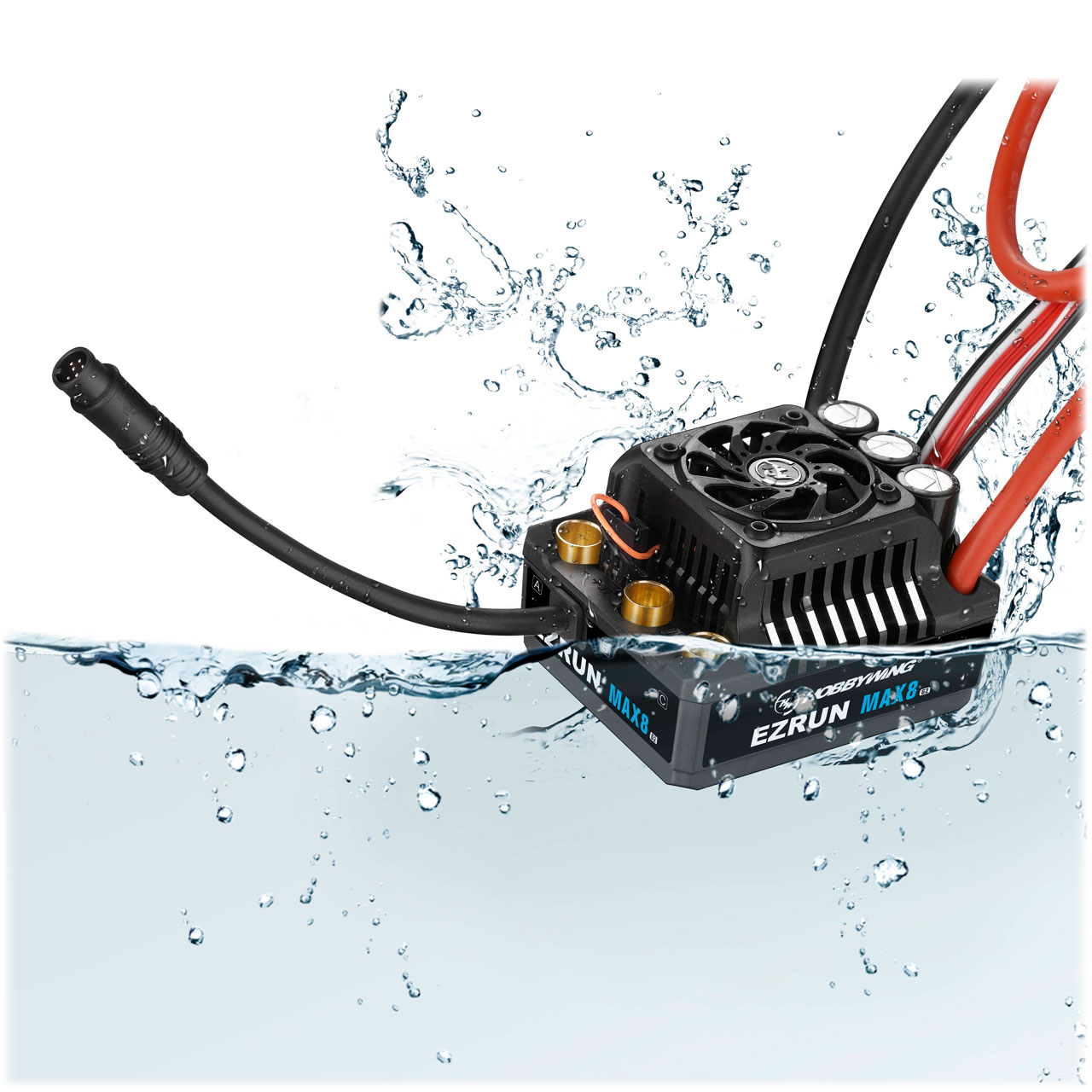 Hobbywing Ezrun MAX8 G2 Regler Sensorless 160 Amp, 3-6s LiPo, BEC 6A 30103203 - Abbildung 5