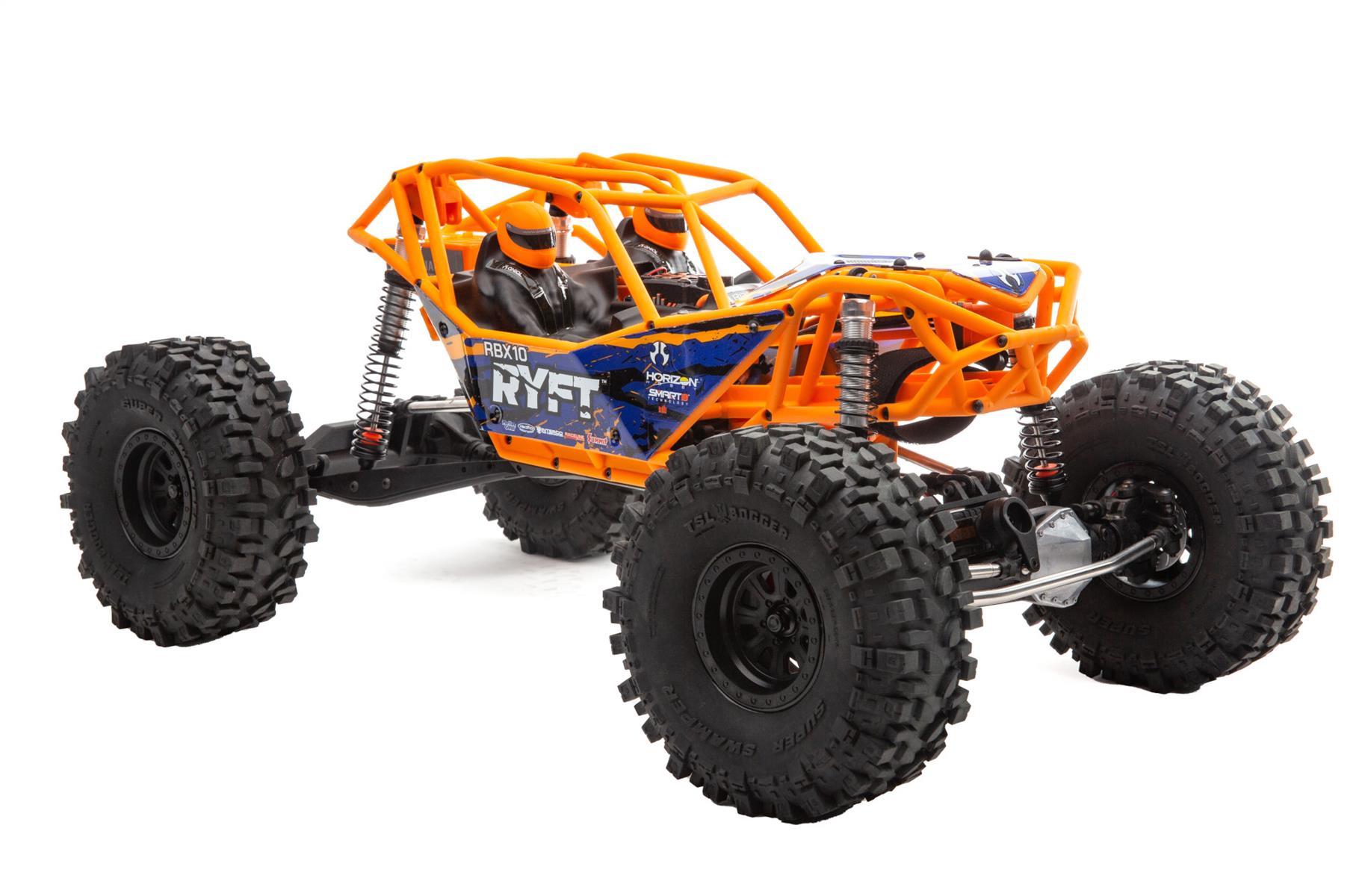 Axial 1/10 RBX10 Ryft 4WD Brushless Rock Bouncer RTR Orange AXI03005