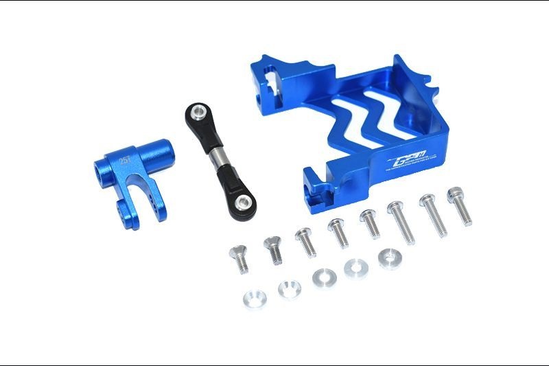 GPM ALU SERVO MOUNT +STAINLESS STEEL TROD+25T ALU SrvHrn -16PCS TXM024B
