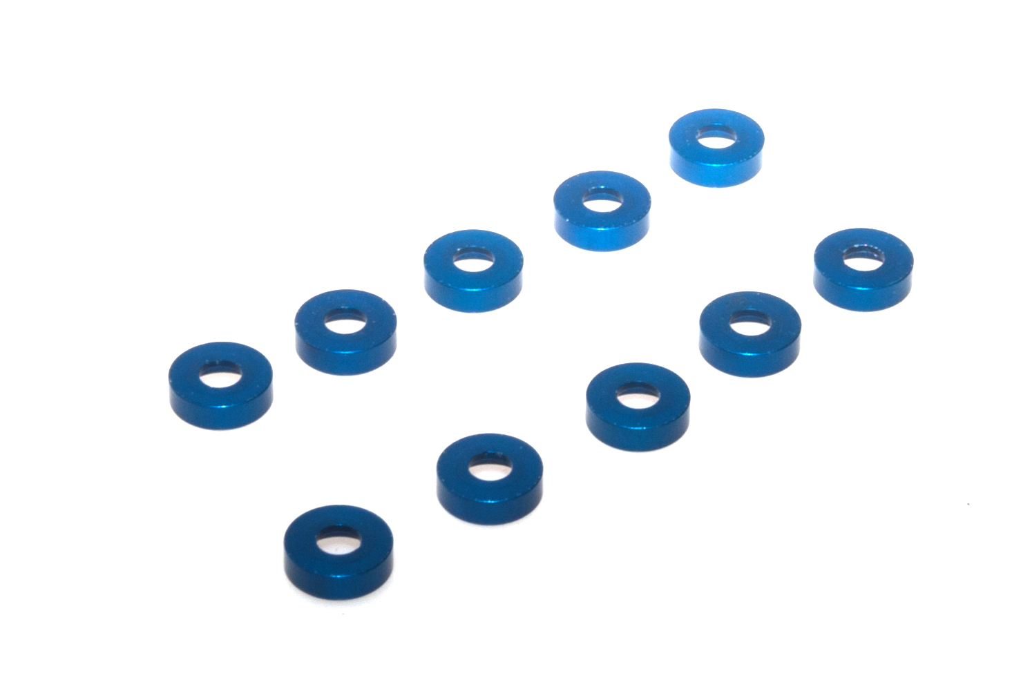 LRP Aluminium Unterlegscheibe blau (10Stk.) 134143