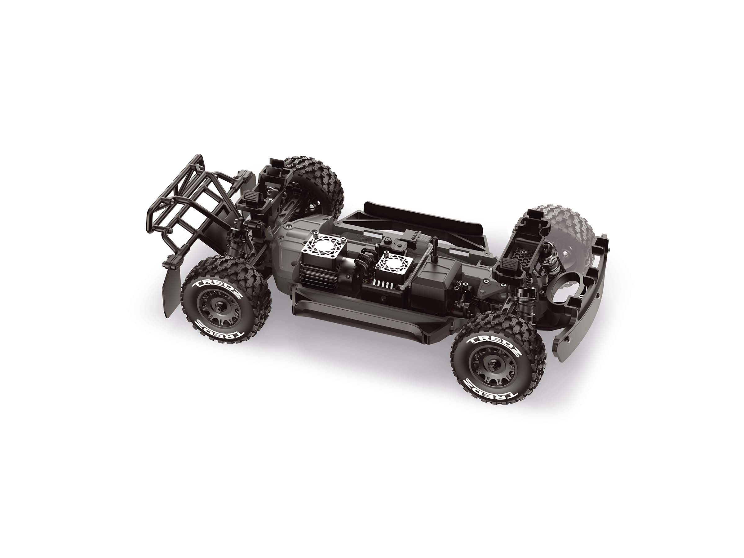 Maverick QByte SC Flux 1/12 Brushless Short Course Truck Grün MV151202 - Abbildung 4