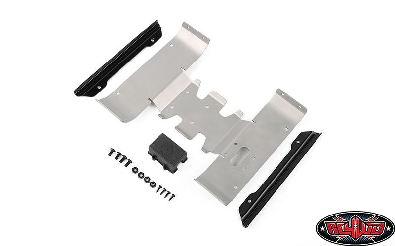 RC4WD Rough Stuff Skid Plate W/ Side Sliders and Switch Box for MS VVV-C1189