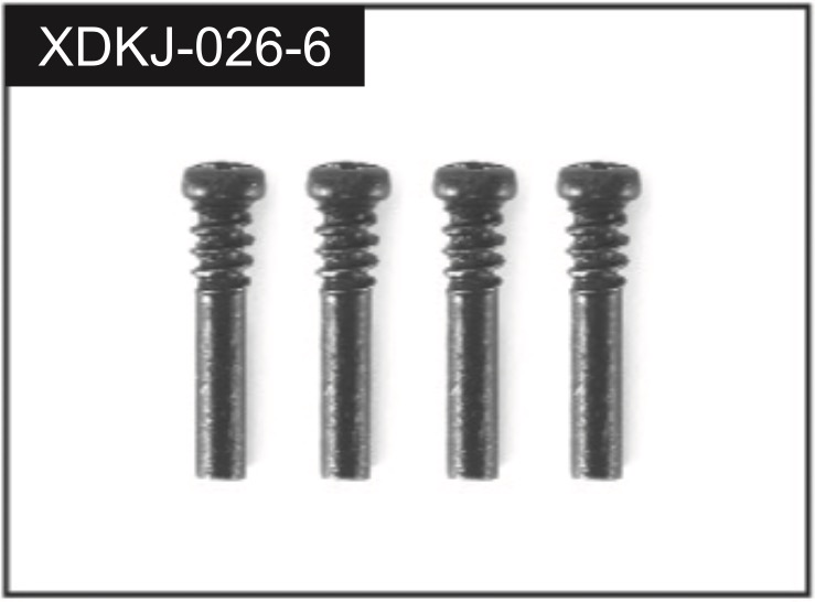 Absima 2.5*14 Screws (4) J-026-6