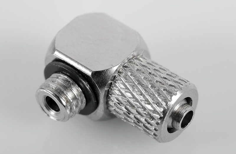 RC4WD Hydraulic Connector M5 x 4mm Tube (90deg) VVV-S0069