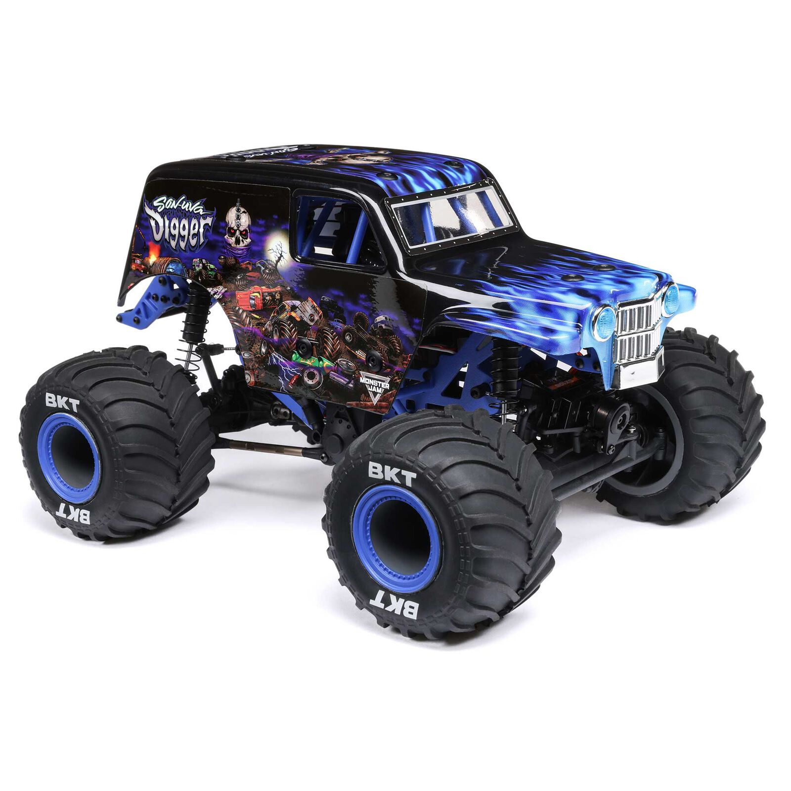 Losi Mini LMT Son Uva Digger 1/18 4WD Monster Truck LOS01026T2