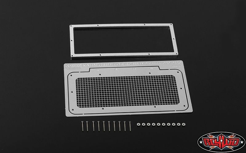 RC4WD Kahn Style Front Grill for D90/D110 Bodies (Silver) VVV-C0317