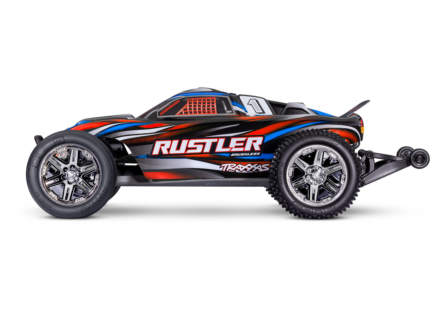 Traxxas Rustler Rot BL-2S 1/10 2WD Brushless Stadium Truck 37354-4 - Abbildung 10