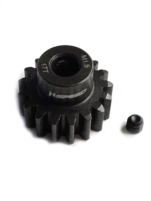 H-SPEED Stahlritzel 17 Zähne M1,5 8mm Bohrung HSPX417