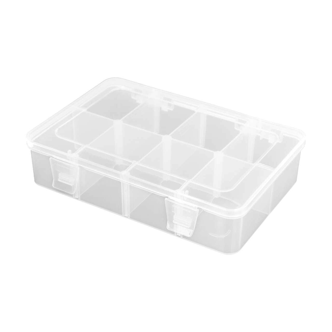 Robitronic Sortierkasten 8 Fächer variabel 186x125x43mm R14035