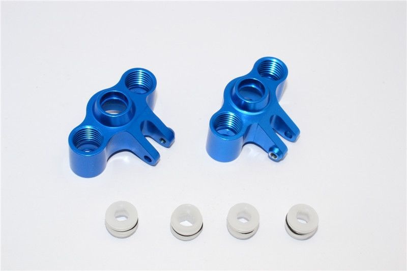 GPM Alu Achsschenkel eloxiert v/h blau Traxxas 1/16 E-Revo