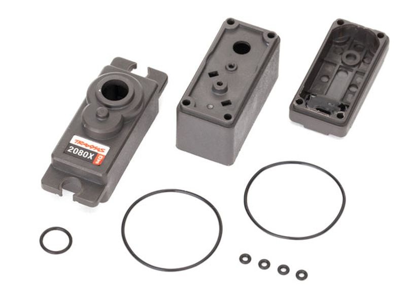 Traxxas 2081X Servogehäuse + Dichtungen für 2080X - Abbildung 1