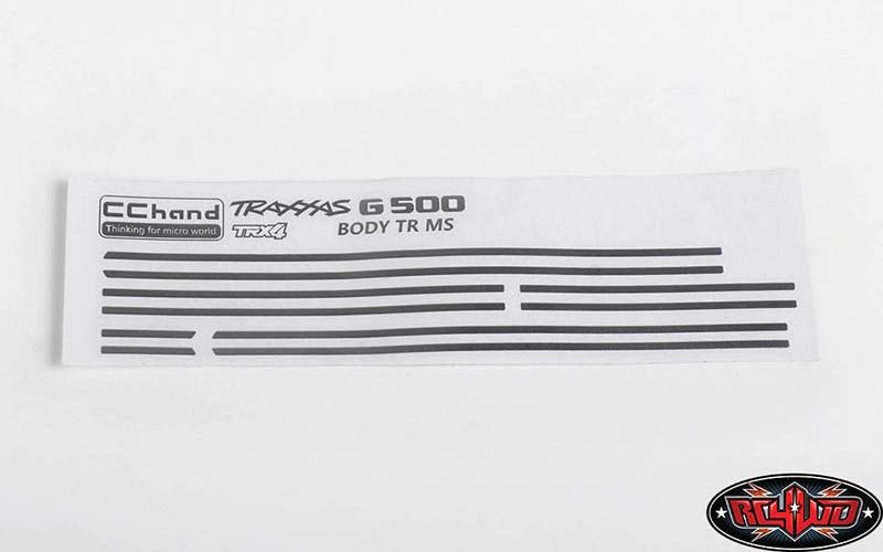 RC4WD Steel Body Trim for Traxxas TRX-4 Mercedes-Benz G-500 VVV-C0797