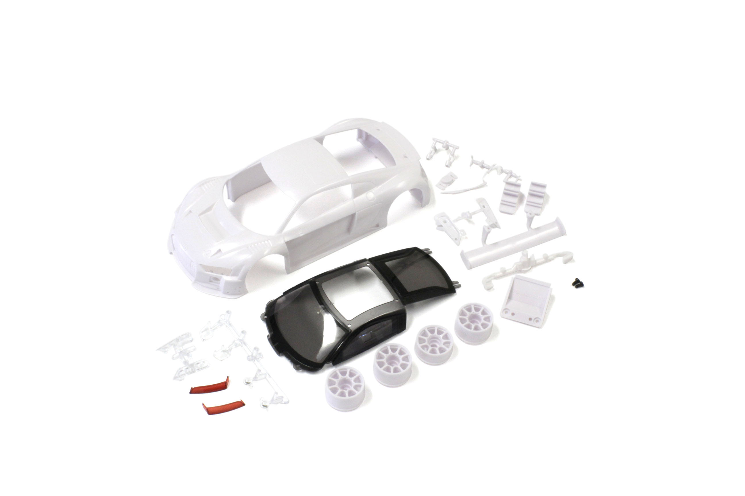Kyosho KAROSSERIE AUDI R8 LMS 2015 Mini-Z + FELGEN 2WD (OHNE LACKIERUNG) MZN189 - Abbildung 1