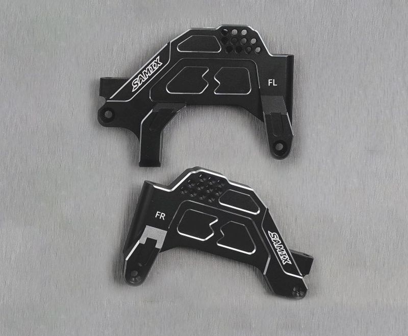 SAMIX SCX-6 alum front shock plate one piece with panhard mount für SCX-6 (7075 Alu) SCX6-6023