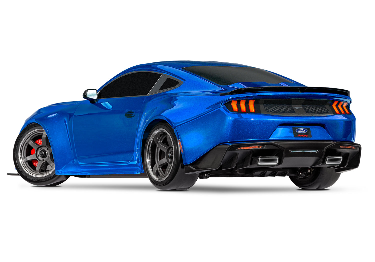 Traxxas 4-TEC Ford Mustang blau 1/10 Drift RTR Brushed ohne Akku und Ladegerät 105237-4-BLUE - Abbildung 2