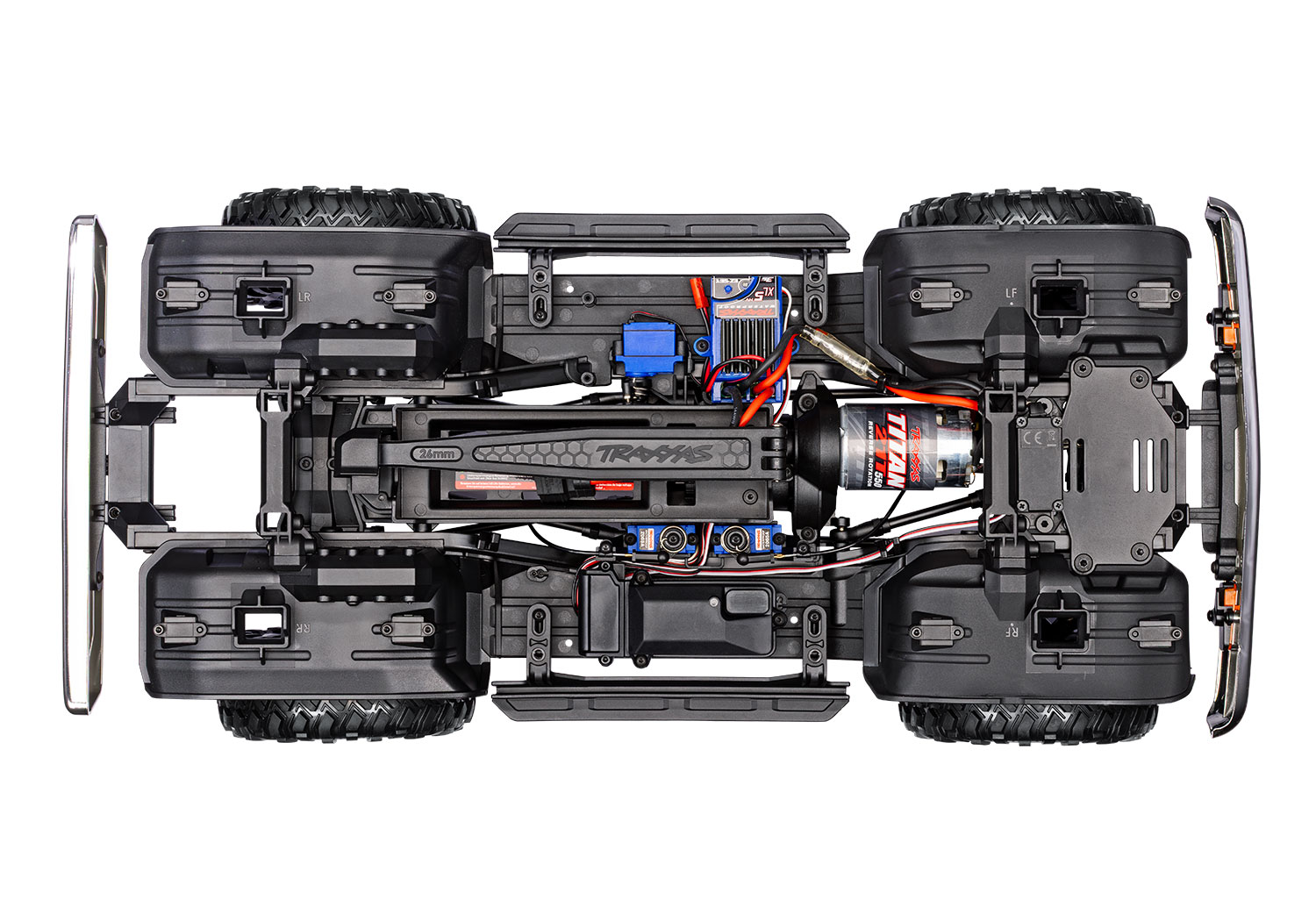 Traxxas TRX-4 72 Chevy Blazer blau mit Interior 1/10 Crawler RTR 91076-4-BLUE - Abbildung 6