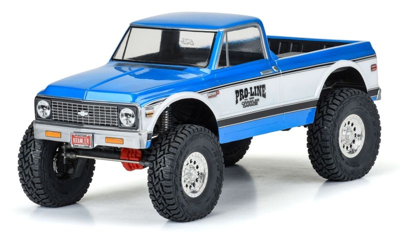 Pro-Line 1972 Chevy K-10 Karo klar für 12.3 (313mm) Wheelbase Crawler 3604-00