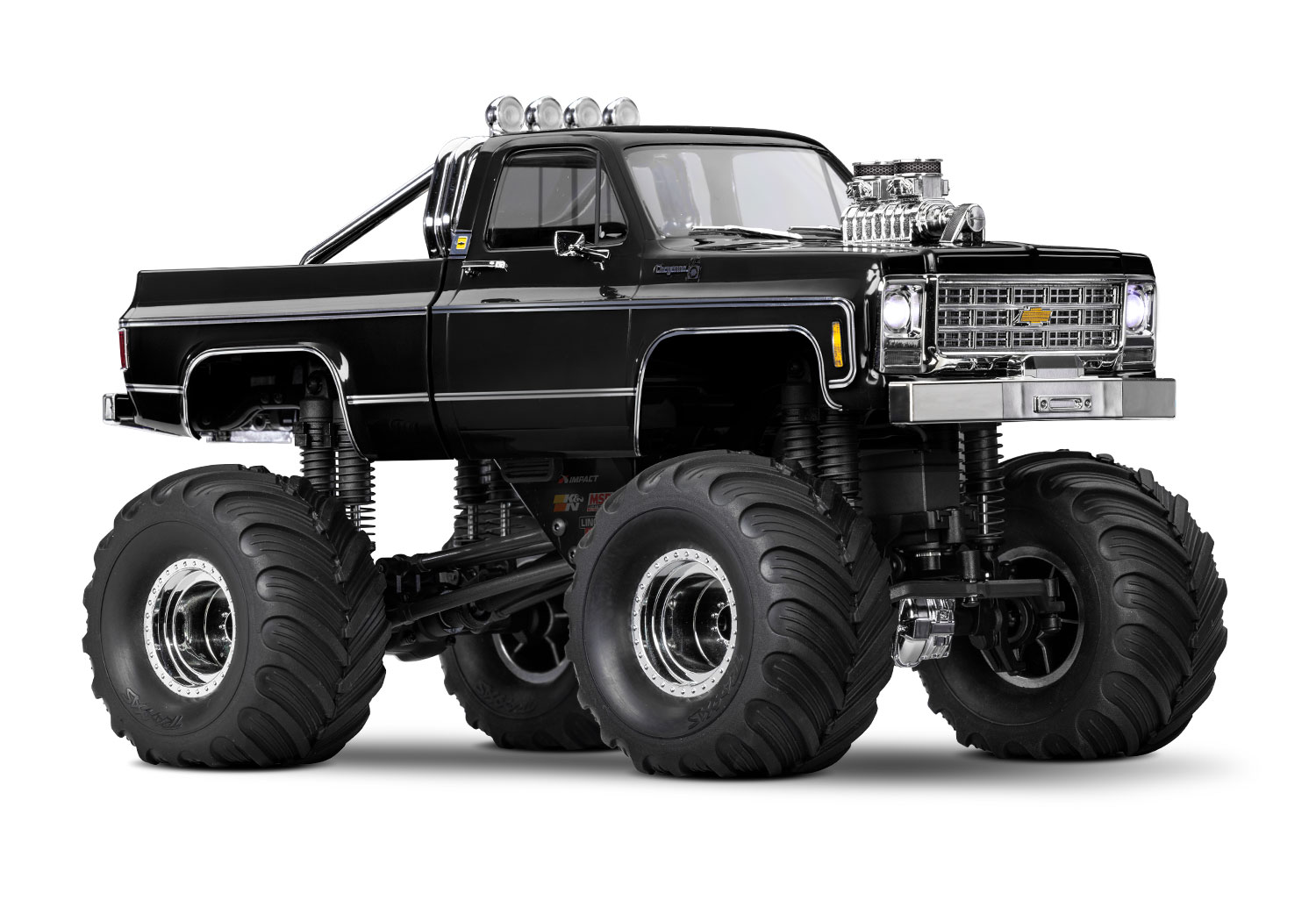 TRAXXAS TRX-4MT Chevy K10 4x4 schwarz 1/18 Monstertruck RTR 98064-1 - Abbildung 1
