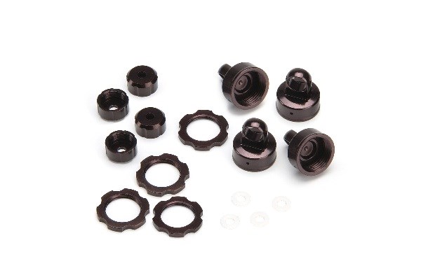 HPI Farbige Dämpferteile Set (Dunkelbraun Eloxiert) 103441
