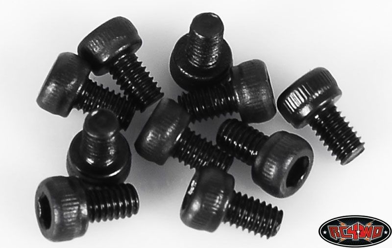 RC4WD Steel Socket Head Cap Screws M2.5 x 4mm (10) Z-S0760