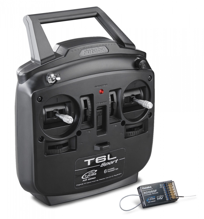 Futaba T6L Sport Fernsteuerung Mode-1, R3106GF T-FHSS Air Mono 05003116-3 - Abbildung 3