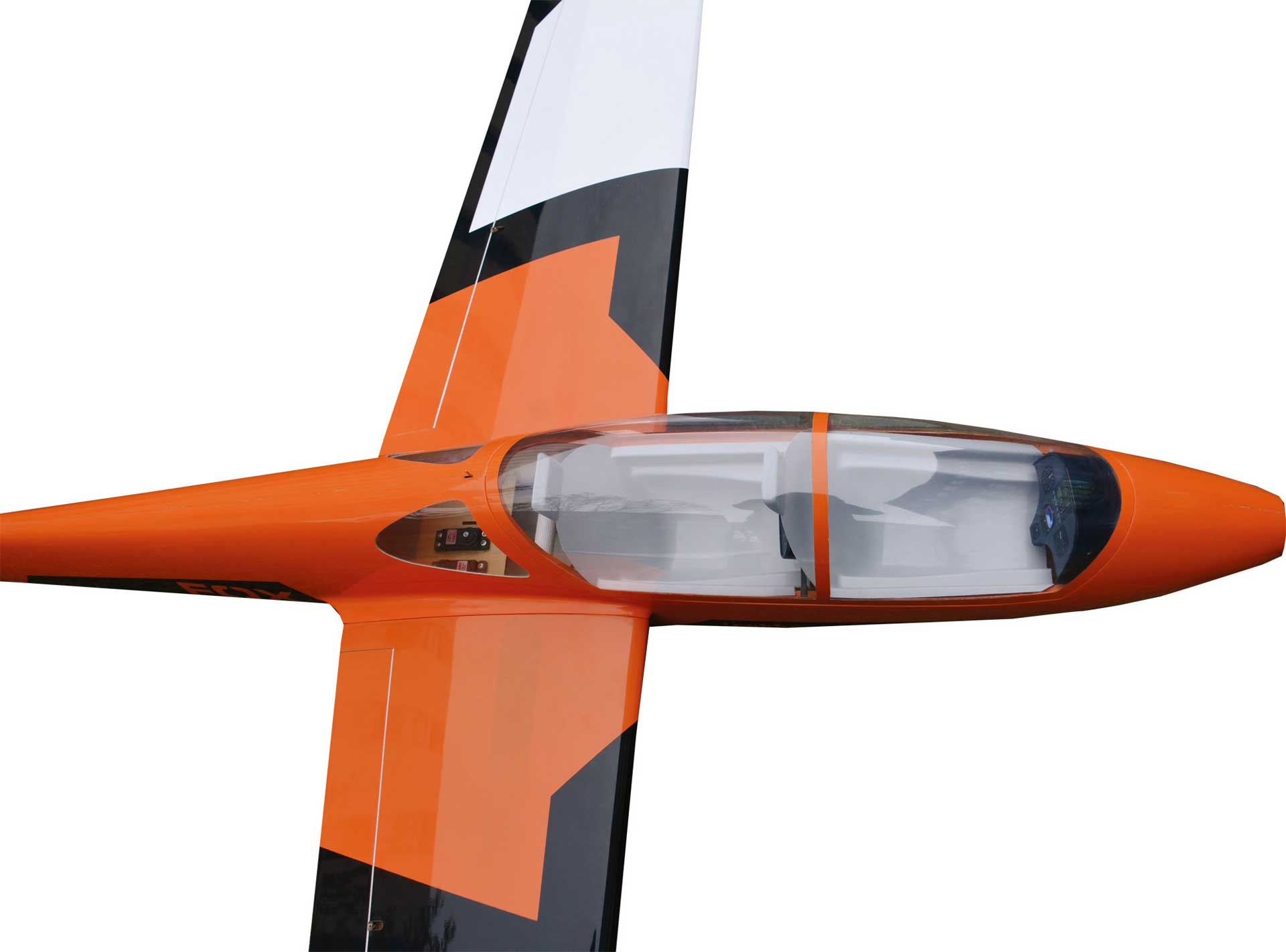 Robbe MDM-1 FOX 3,5m Elektro PNP Voll GFK/CFK lackiert Orange Kunstflug Segelflugzeug 2661