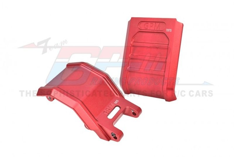 GPM Alu Skid-Platten-Set rot 1/4 PROMOTO-MX MOTORCYCLE RTR FXR-LOS06000/60 MX016ABR