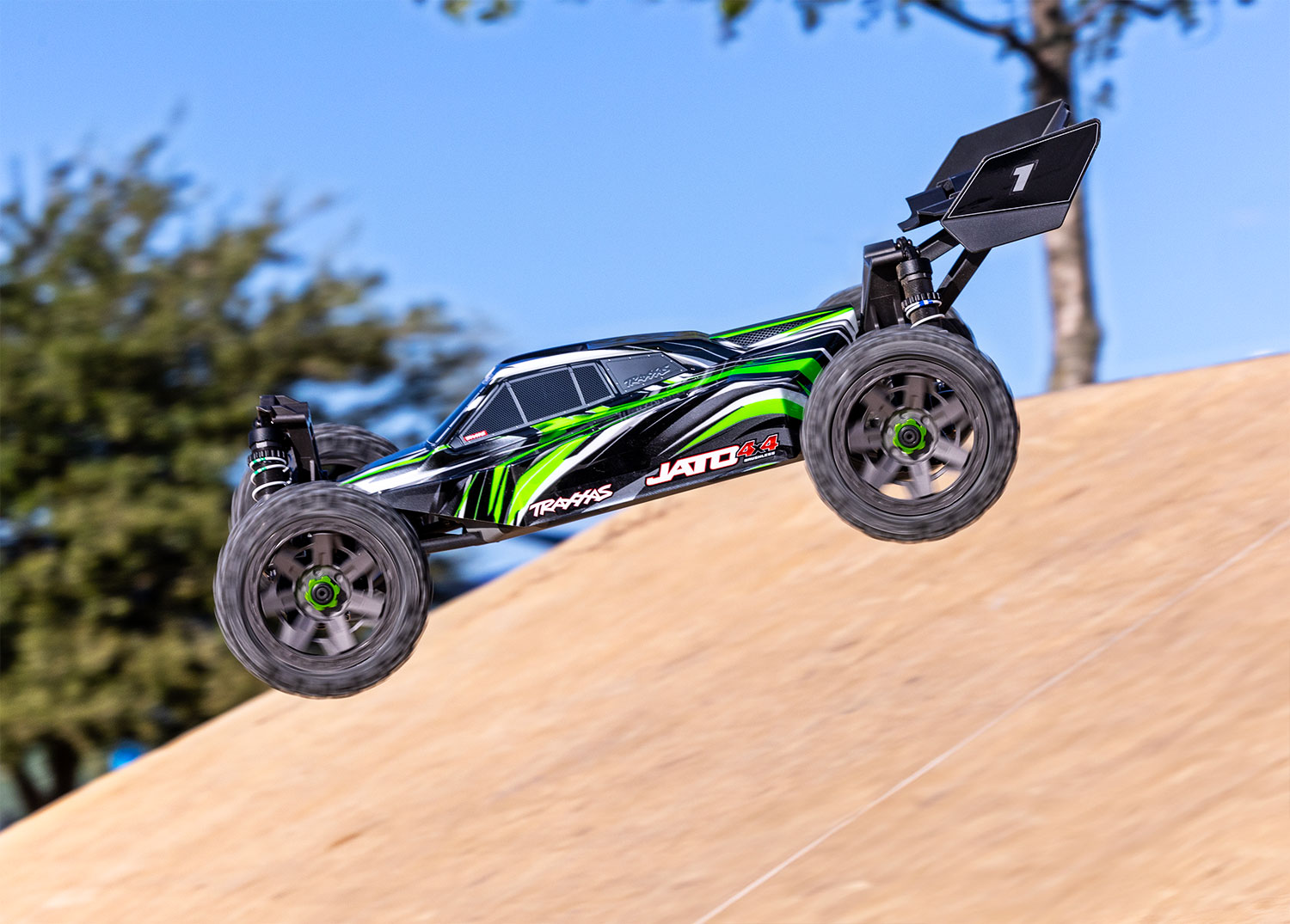 Traxxas JATO 4x4 BL-2S Brushless Buggy grün HD-Teile ARTR 90154-4 - Abbildung 9