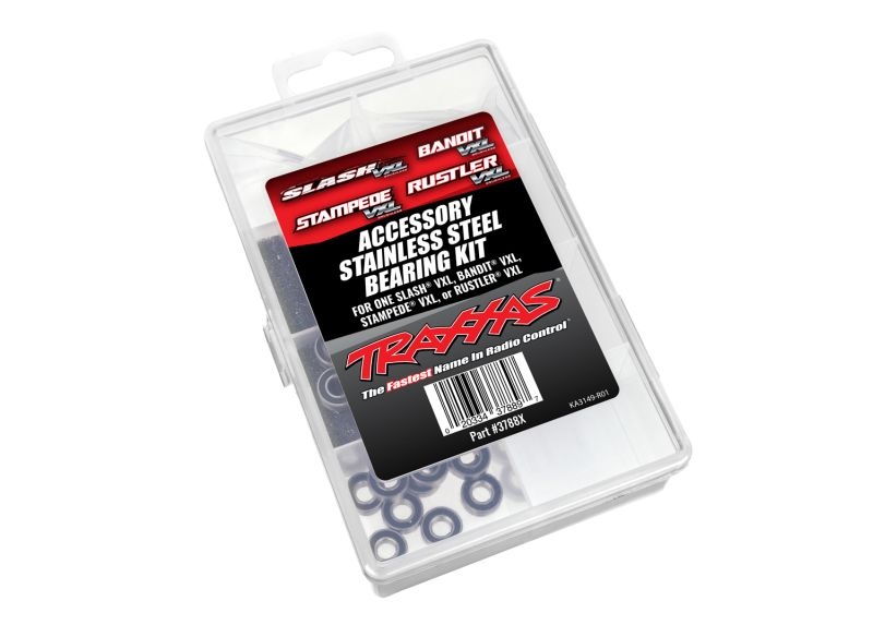 Traxxas Kugellager-Set Edelstahl 2WD VXL komplett Slash VXL, Bandit VXL, Stampede VXL, Rustler VXL 3788X