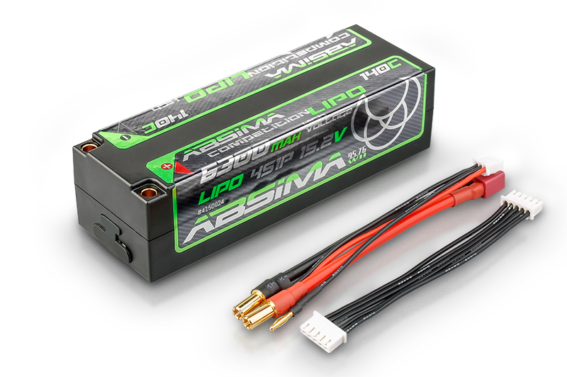 Absima Competition LiPo HV 140C/4S1P HC 6300mAh 5mm 4150024