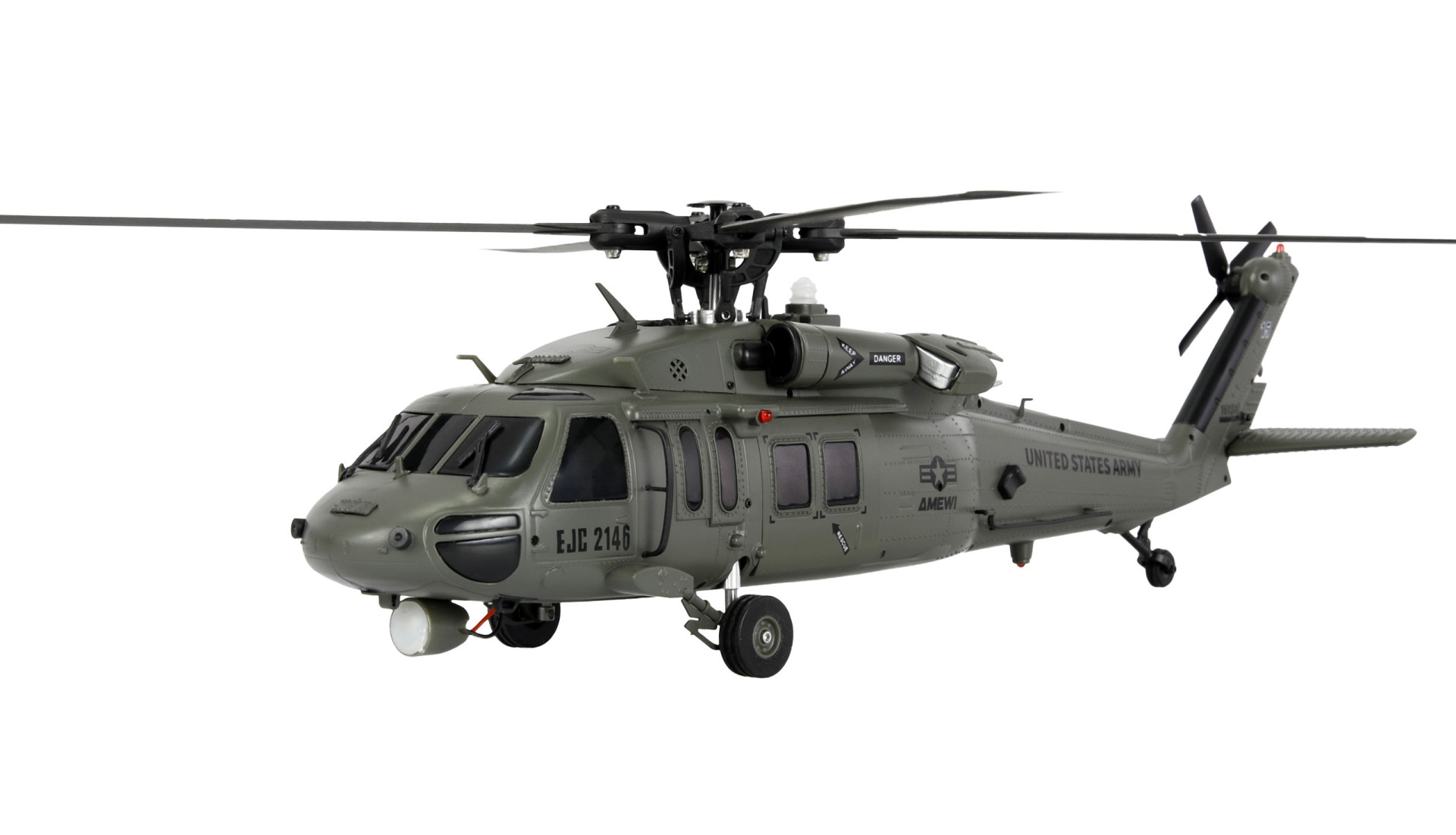 Amewi UH60 Black Hawk Marine CP Helikopter 6G/3D RTF 25367 - Abbildung 1
